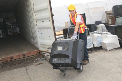 Our team handling commercial waste in Hammersmith